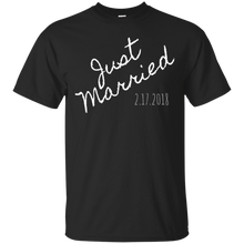 Just Married February 17 2018 Honeymoon Wedding Shirt