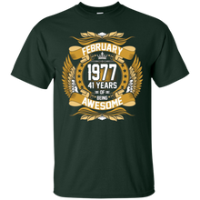 February 1977 41th Birthday 41 Years Old Gift T-Shirt