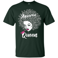 Aquarius Zodiac Birthday Afro Gift T-Shirt for Black Women