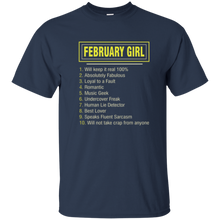 February Girl Will Keep It Real 100% Shirt