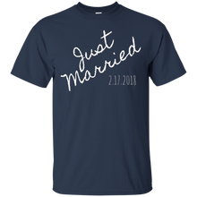 Just Married February 17 2018 Honeymoon Wedding Shirt