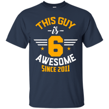Vintage Born in 2011 6th Birthday Gifts 6 This Guy Awesome