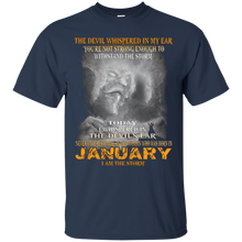 The Devil - born in January - the storm - T-shirt month gif