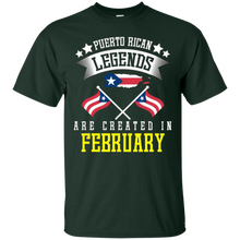Funny Puerto Rican Legends Are Created In February T-shirt