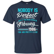 Nobody Is Perfect February 1986 T-shirt 32nd Birthday
