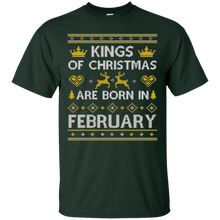 Kings Of Christmas Are Born In February Tee Ugly Christmas