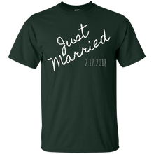 Just Married February 17 2018 Honeymoon Wedding Shirt
