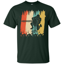 Vintage Aquarius T-shirt Silhouette Horoscope
