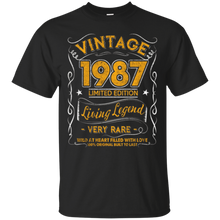 Vintage Born in 1987 30th Birthday 30 Years Old Awesome Gift