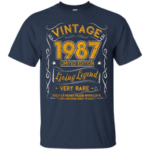Vintage Born in 1987 30th Birthday 30 Years Old Awesome Gift