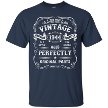 Mens 74th Birthday T-Shirt Legend Vintage 1944 Original Parts Tee