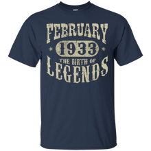 85 years 85th Birthday February 1933 Birth of Legend T-Shirt