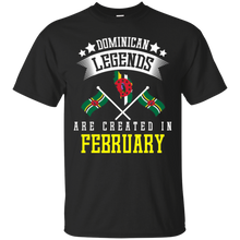 Funny Dominican Legends Are Created In February T-shirt