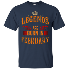 Legends Are Born In February tshirt
