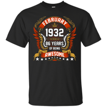 February 1932 86th Birthday 86 Years Old Gift T-Shirt