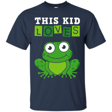 This Kid Loves Frogs T-Shirt Cute Costume Funny Animal Tee