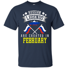 Funny Russian Legends Are Created In February T-shirt Russia
