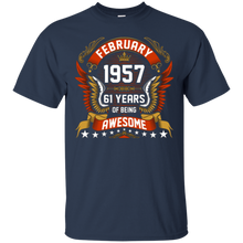 February 1957 61th Birthday 61 Years Old Gift T-Shirt