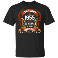 February 1955 63th Birthday 63 Years Old Gift T-Shirt