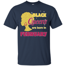 Black Queen Birthday T Shirt - Women's February B Day Tee
