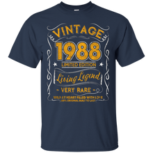 Vintage Born in 1988 29th Birthday 29 Years Old Awesome Gift