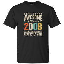 Awesome since 2008 10th Birthday T Shirt 10 Years Old