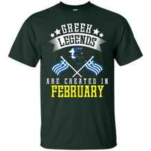 Funny Greek Legends Are Created In February T-shirt Greece