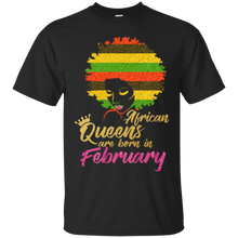 African Queens Are Born In February Birthday T-Shirt Women
