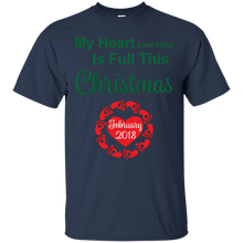 February 2018 Christmas Pregnancy Shirt Baby Pregnant Mom