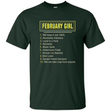 February Girl Will Keep It Real 100% Shirt