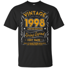 Vintage Born in 1998 19th Birthday 19 Years Old Awesome Gift