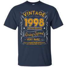 Vintage Born in 1998 19th Birthday 19 Years Old Awesome Gift