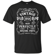 Mens 64th Birthday T-Shirt Legend Vintage 1954 Original Parts Tee