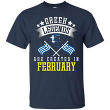 Funny Greek Legends Are Created In February T-shirt Greece