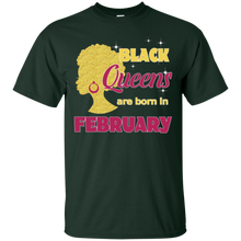Black Queen Birthday T Shirt - Women's February B Day Tee