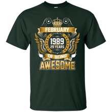 February 1989 29th Birthday 29 Years Old Gift T-Shirt