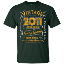 Vintage Born in 2011 6th Birthday 6 Years Old Awesome Gift