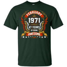 February 1971 47th Birthday 47 Years Old Gift T-Shirt