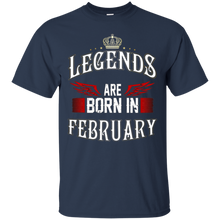 Legends Are Born In February tshirt
