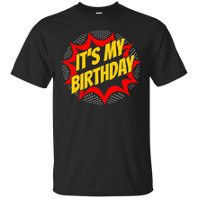 It's My Birthday Superhero Style T-Shirt - Kids Boys Girls