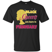 Black Queen Birthday T Shirt - Women's February B Day Tee