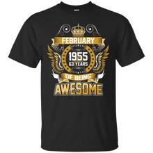 February 1955 63th Birthday 63 Years Old Gift T-Shirt