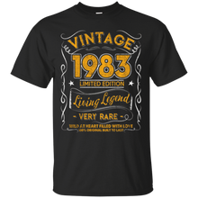 Vintage Born in 1983 34th Birthday 34 Years Old Awesome Gift