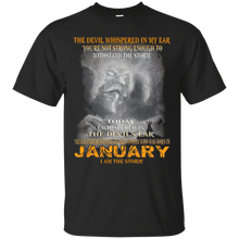 The Devil - born in January - the storm - T-shirt month gif