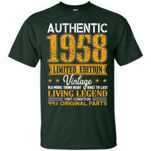 Legends Vintage Made In 1958 59th Birthday Gift 59 years old