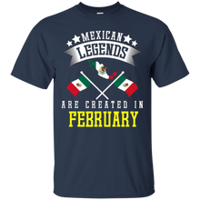 Funny Mexican Legends Are Created In February T-shirt Mexico