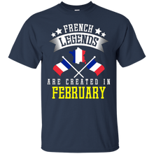 Funny French Legends Are Created In February T-shirt France