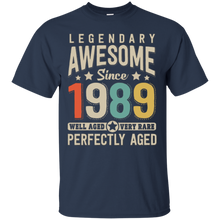 Awesome since 1989 29th Birthday T Shirt 29 Years Old