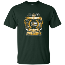 February 1974 44th Birthday 44 Years Old Gift T-Shirt