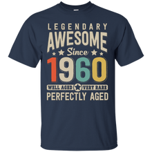 Awesome since 1960 58th Birthday T Shirt 58 Years Old